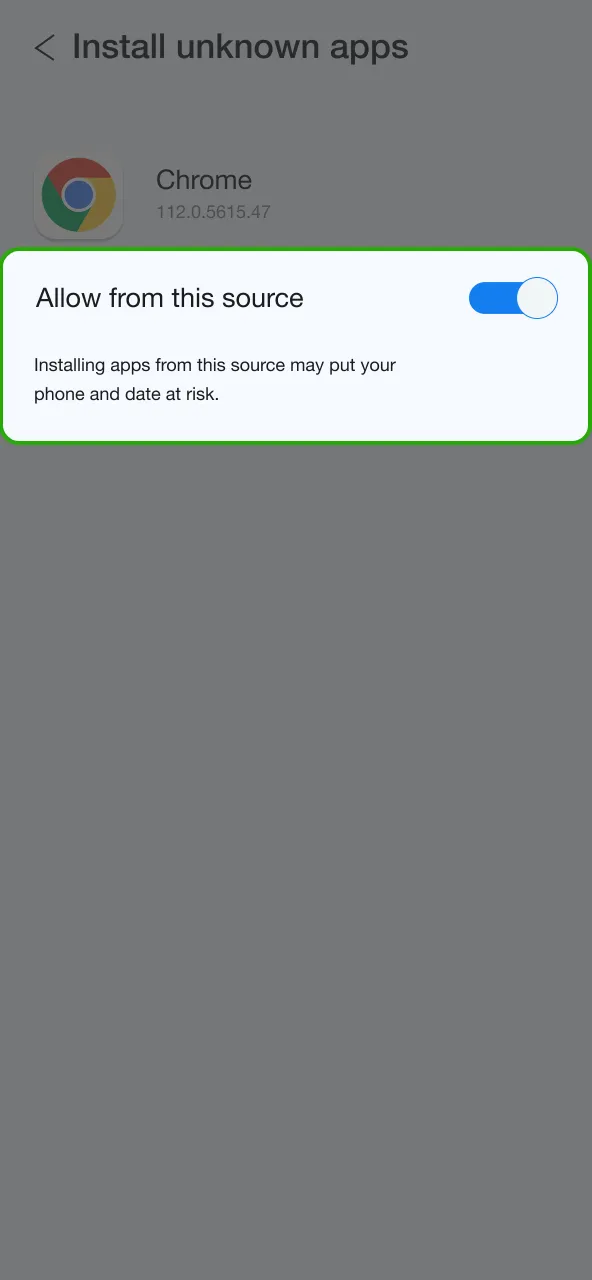 Get Lucky Star APK on device and allow notes if asked.
