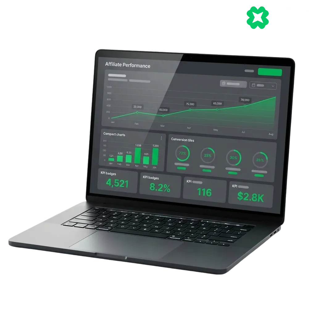 Lucky Star Affiliate Program banner promoting iGaming commissions in India with INR payouts and performance-based income